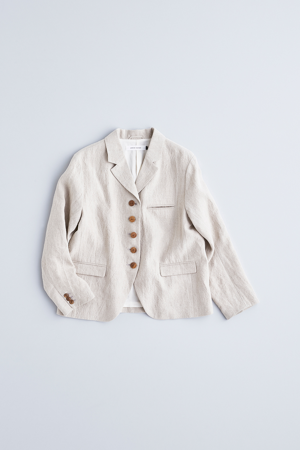 linen tailored jacket【InFormal series】