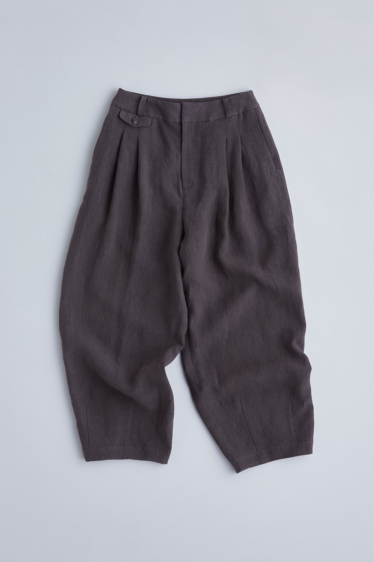 linen cocoon darts pants【InFormal series】