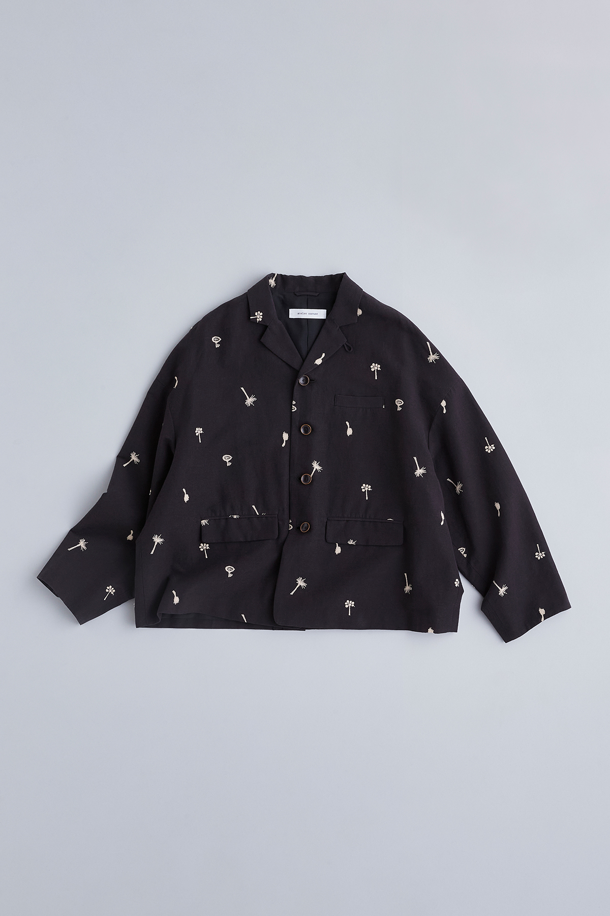 cotton linen tailored jacket ～nohara～