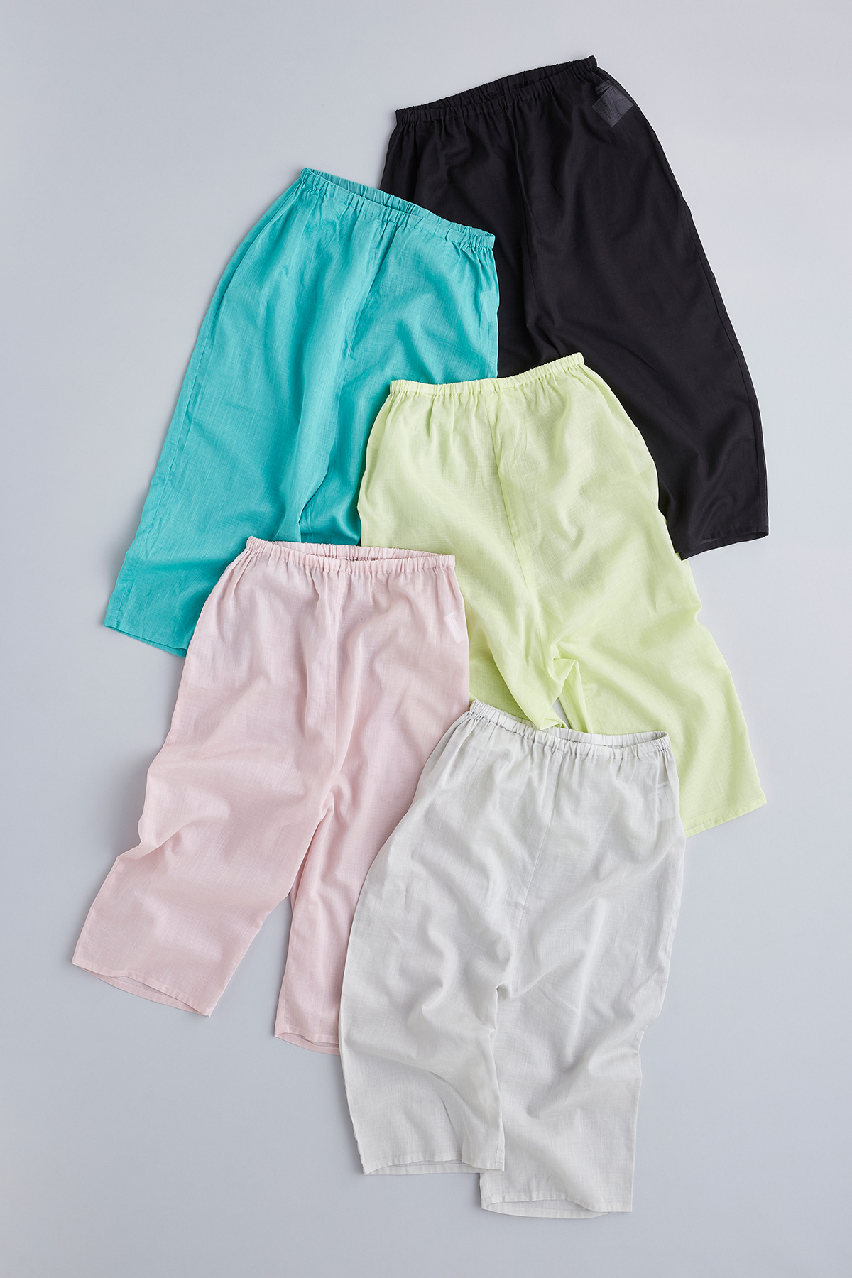 cotton ramie petticoat pants【the an limited item】